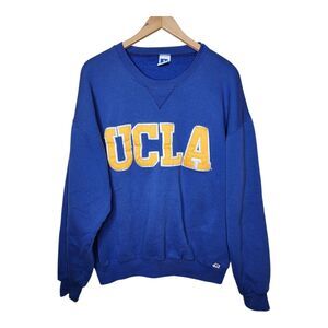Vintage Russell Athletic UCLA Sweatshirt 90s Y2K Big Logo Spellout Size L-XL